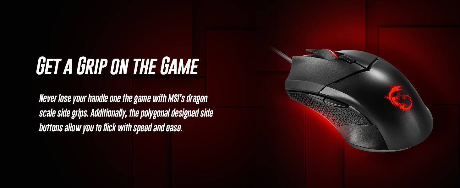 msi clutch gm08 gaming mouse