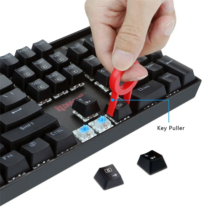 High Quality Redragon K551 Wired 104 Keys RGB Mechanical Gaming Keyboard For Gamer Office