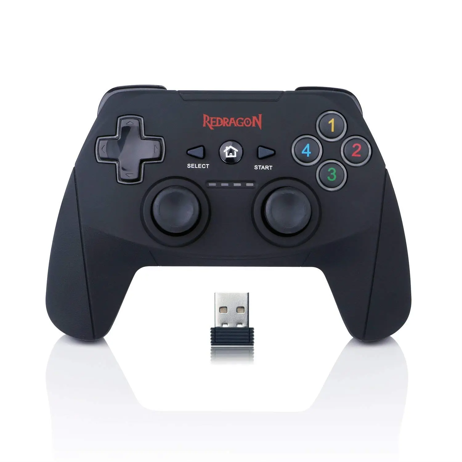 High Quality Redragon G808 2.4G USB Wireless Joystick Gamepad Gaming Controller For PC PS3