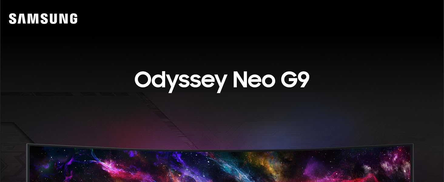 Samsung 57 inch Odyssey Neo G9 Dual 4K UHD Quantum Mini-LED 240Hz 1ms HDR 1000 Curved Gaming Monitor