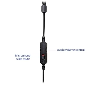 Mic slide mute & audio volume control