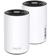 TP-Link Deco AXE5400 Tri-Band WiFi 6E Mesh System(Deco XE75 Pro) - 2.5G WAN/LAN Port, Covers up t...