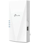 TP-Link AX1500 WiFi Extender Internet Booster(RE500X), WiFi 6 Range Extender Covers up to 1500 sq...