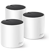 TP-Link AX3000 Whole Home Wi-Fi 6 Mesh System (Deco X55 Pro) | Up to 6500 Sq.Ft. | 2×2.5G WAN/LAN...