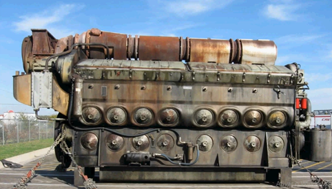 Serviços de reparo e revisão de motores a diesel