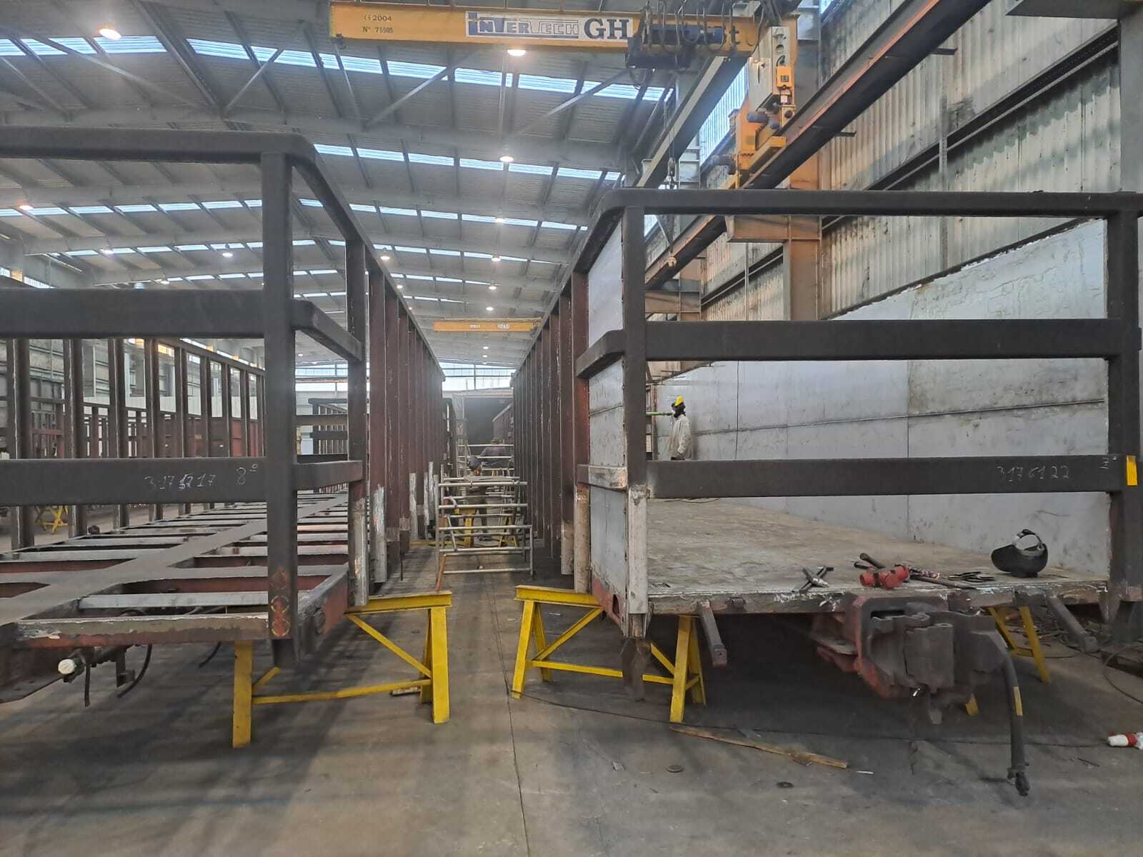 Manutenção de vagões de carga ferroviária