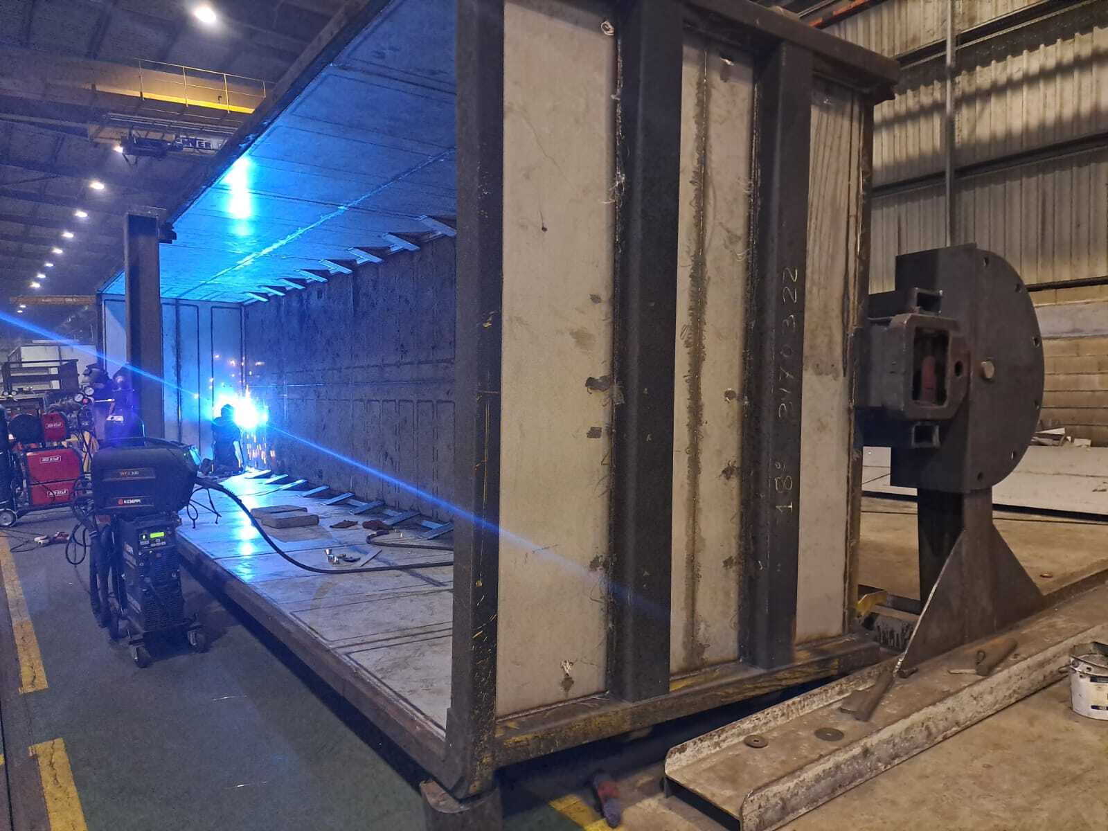 Manutenção de vagões de carga ferroviária