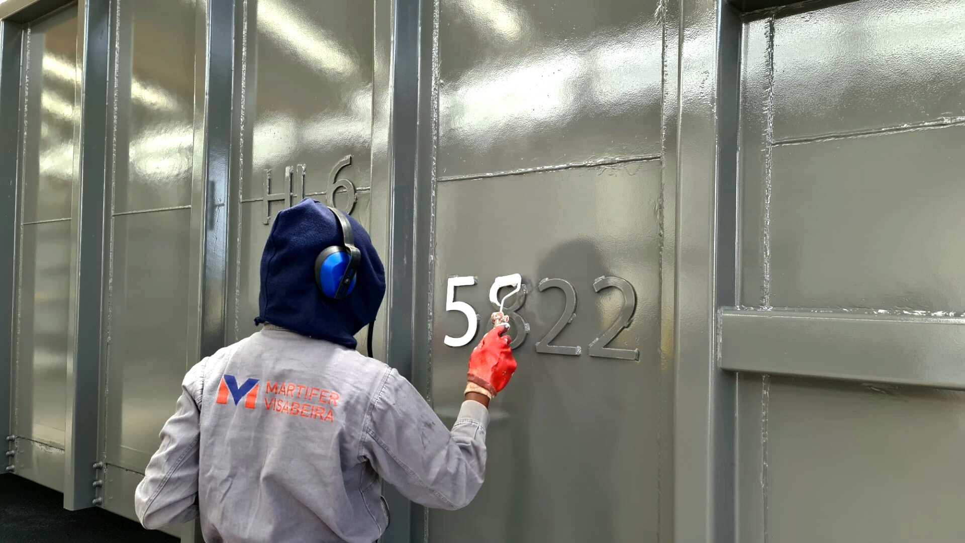 Manutenção de vagões de carga ferroviária