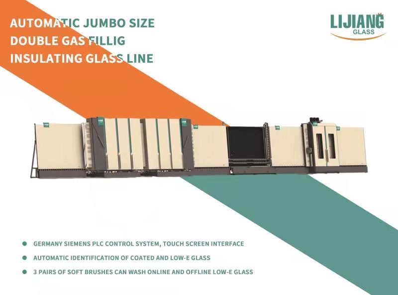 Jinan LIJIANG Glass Automatic Insulated Glass Double Gas-filling & Double Plate-pressing Production Line