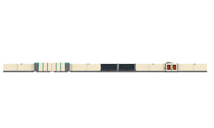 LJBZ3370 Automatic Jumbo Size Double Plate Pressing Argon-gas Filling Insulated Glass Production Line