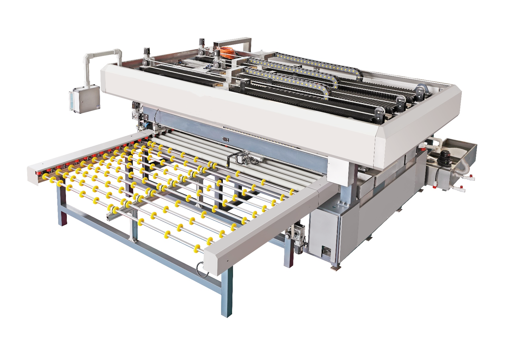 Fully automatic horizontal glass four-sided linear edging machine 1