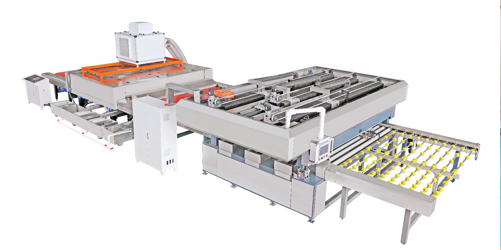 Fully automatic horizontal glass four-sided linear edging machine 2