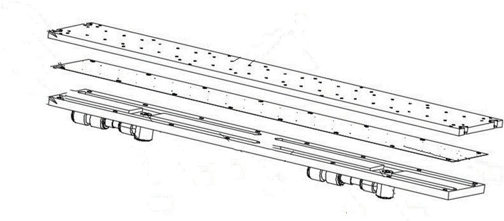 Figure 1 The Air-floating Glass Transmission Section 1 
