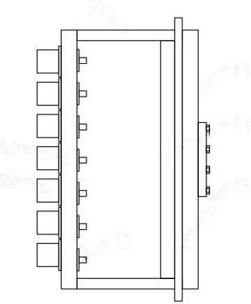 Figure 3 The External Plate Pressing Structure Section 1