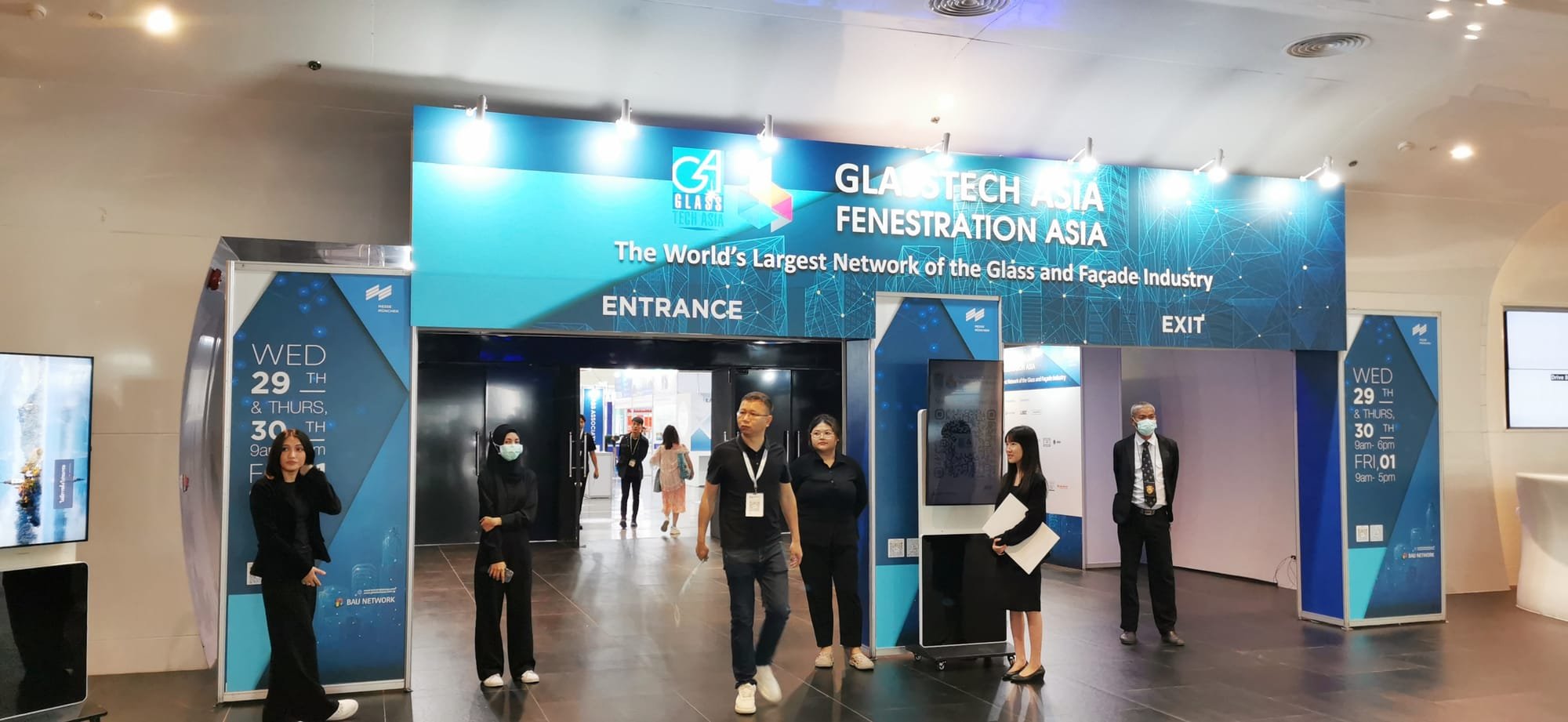 The Glasstech Asia 2023 On-site 1