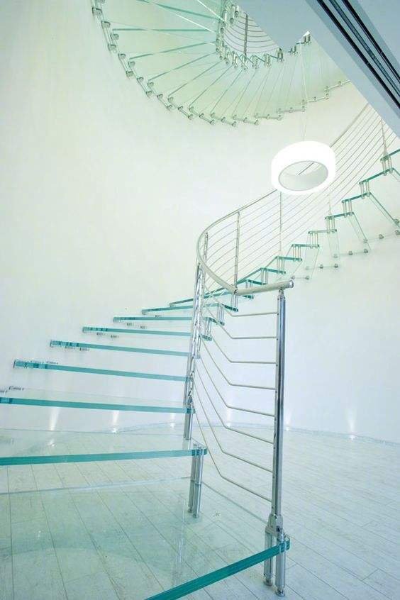 The glass staircase
