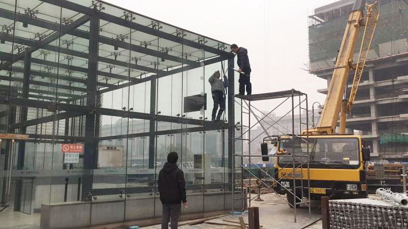 The building of insulating glass curtain wall 1