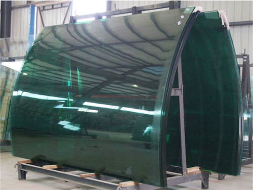 The bending tempered and heat-strengthened laminated glass 1