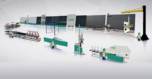 Figure 1 The Jinan LIJIANG insulating glass production line