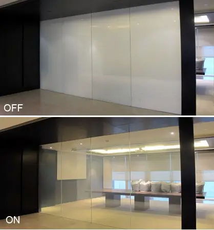 Figure 9 The electrically dimming insulated glass 1