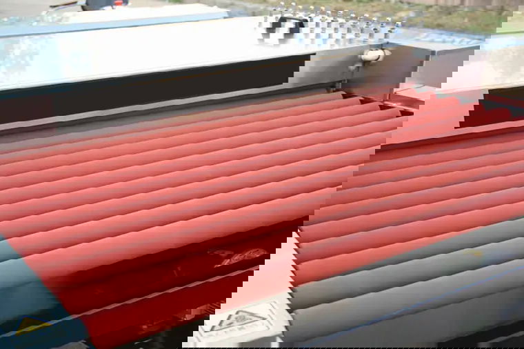 Figure 2 The conveying roller of glass washing machine