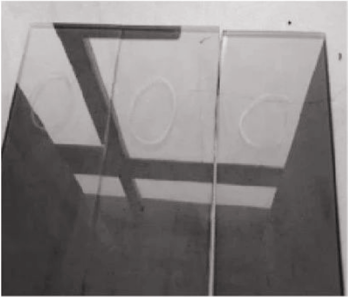 The Low-E glass membrane surface