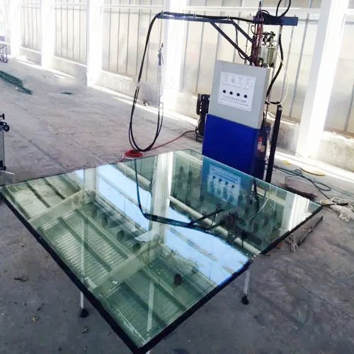 Figure 4 Automatic insulating glass rotary sealant sealing table 1