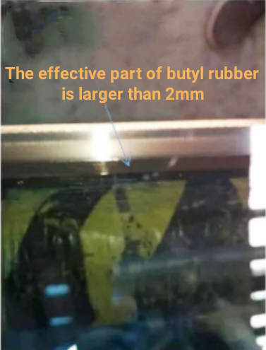 Figure 9 The insulating glass butyl rubber film