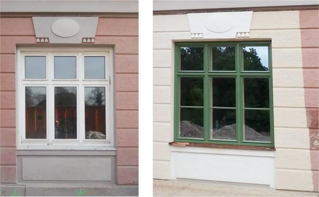 Figure 1 Expertly refurbished heritage by cloning old wooden windows (Image credit: Denkmalpflege Ritt)