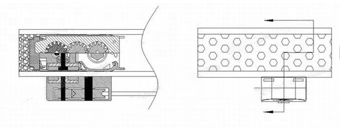 Figure 6 The built-in sunshade insulating glass design 3