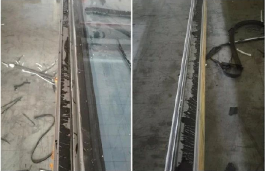 Figure 7 The closed design of a project leads to poor local adhesion of the sealant