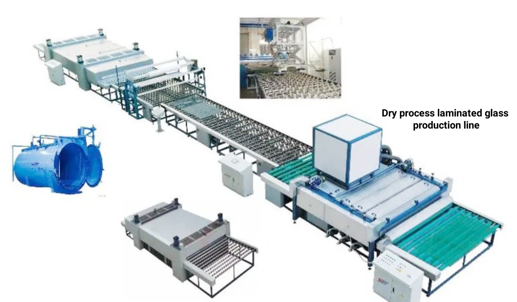 Figure 6 The dry-process laminated glass production line
