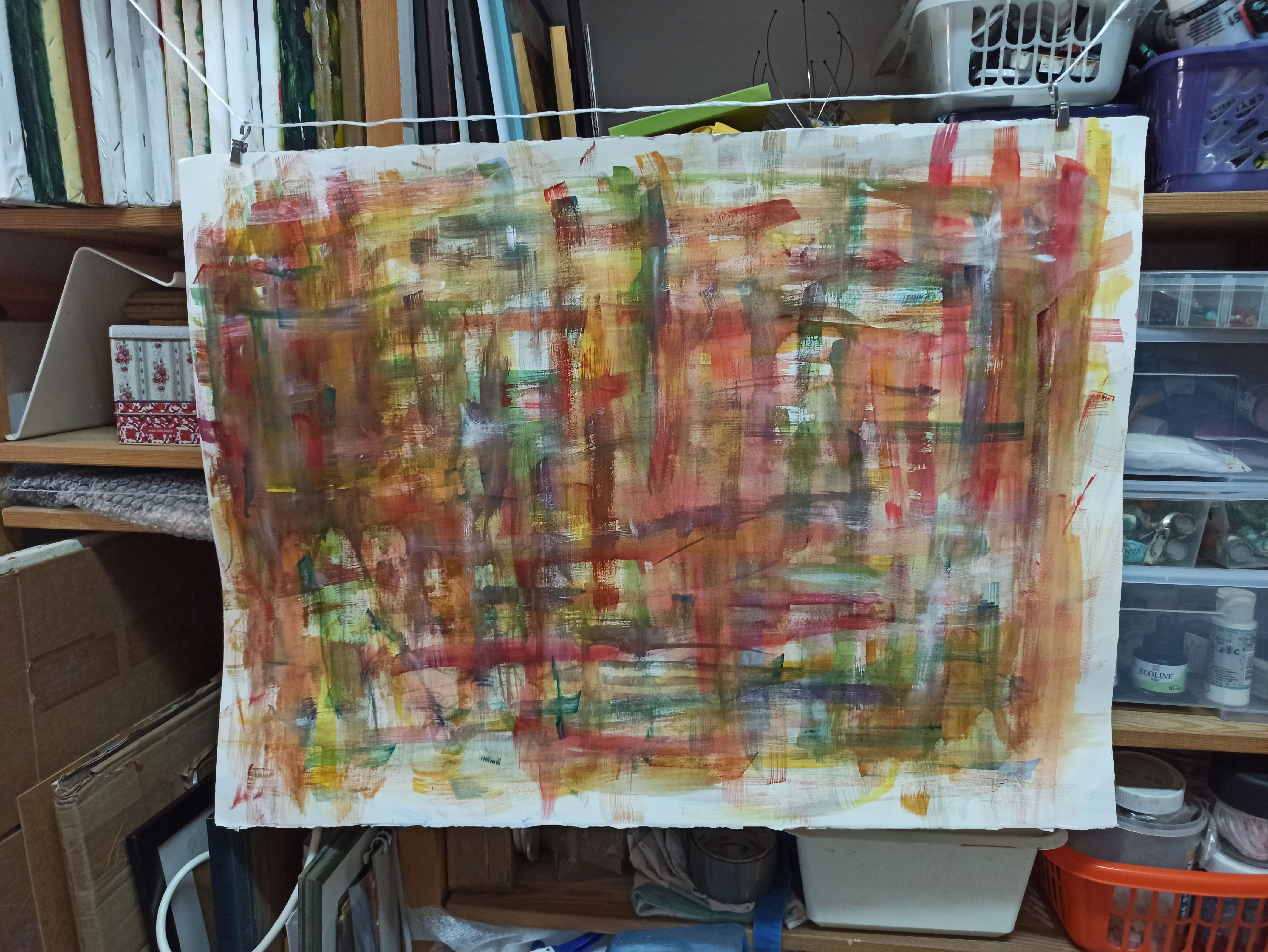 Watercolor Art Process