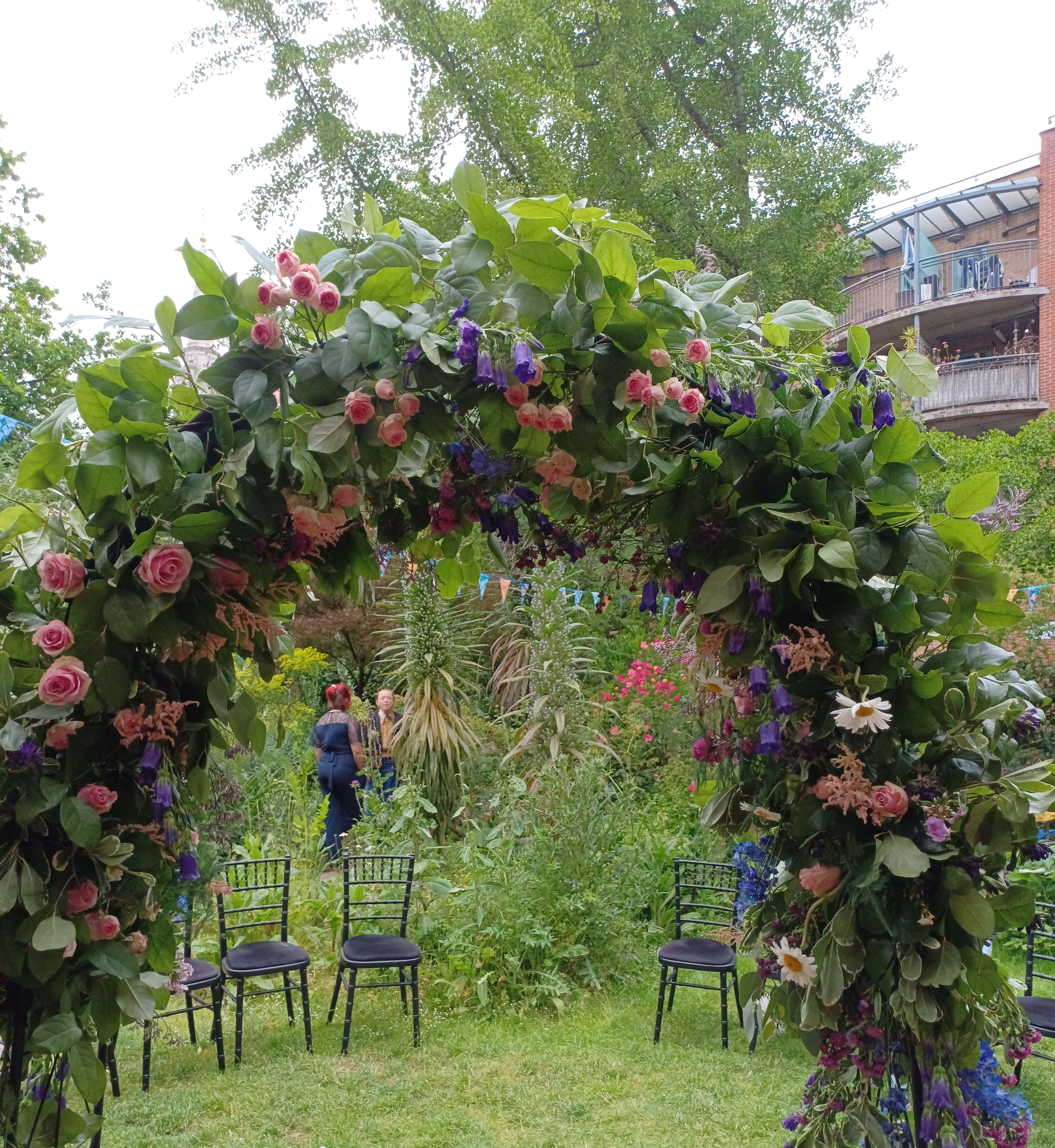 Covent Garden Flowers London wedding arch decorations