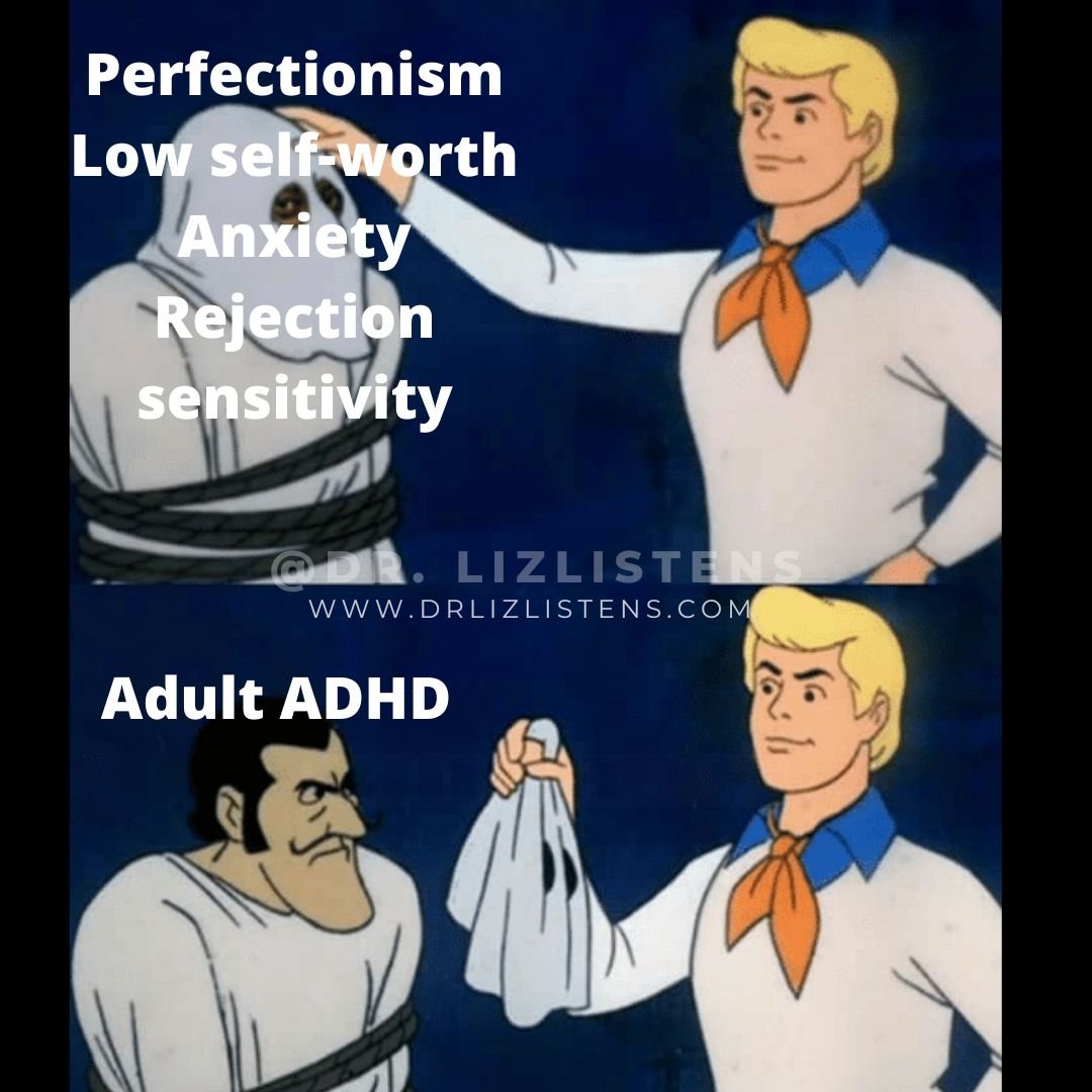 Unmasking with Scooby Doo - ADHD Memes - Dr. Liz Listens