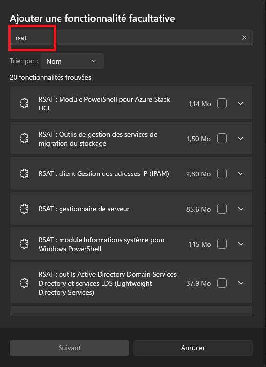 How To Comment Installer Le Module Rsat Outils Ad Et Service Lds Pour Powershell Sous