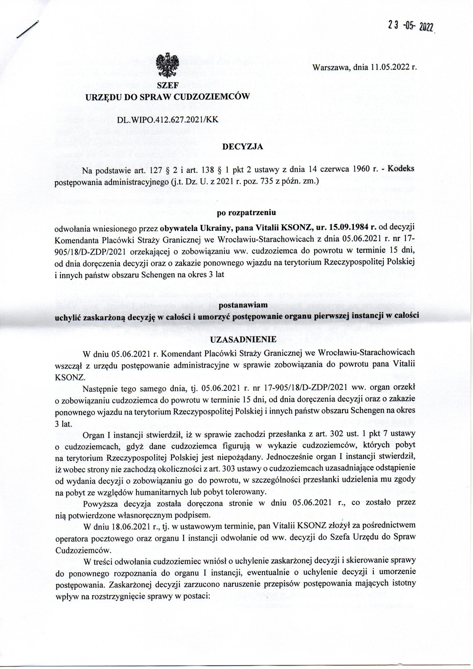 Urząd do Spraw Cudzoziemców