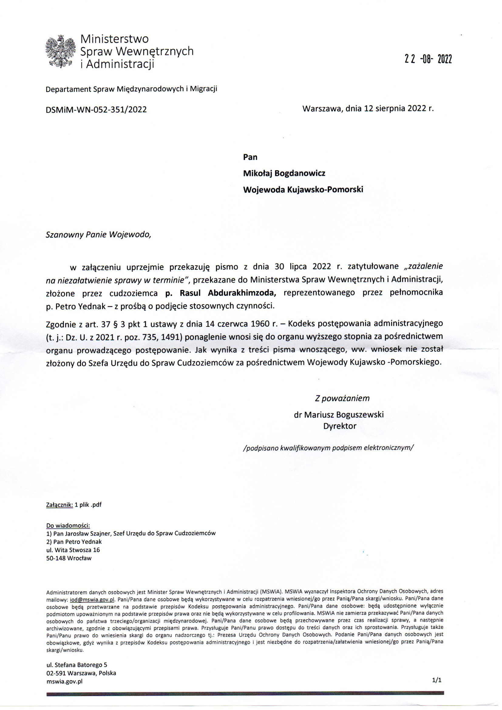 Departament Analiz i Polityki Migracyjnej