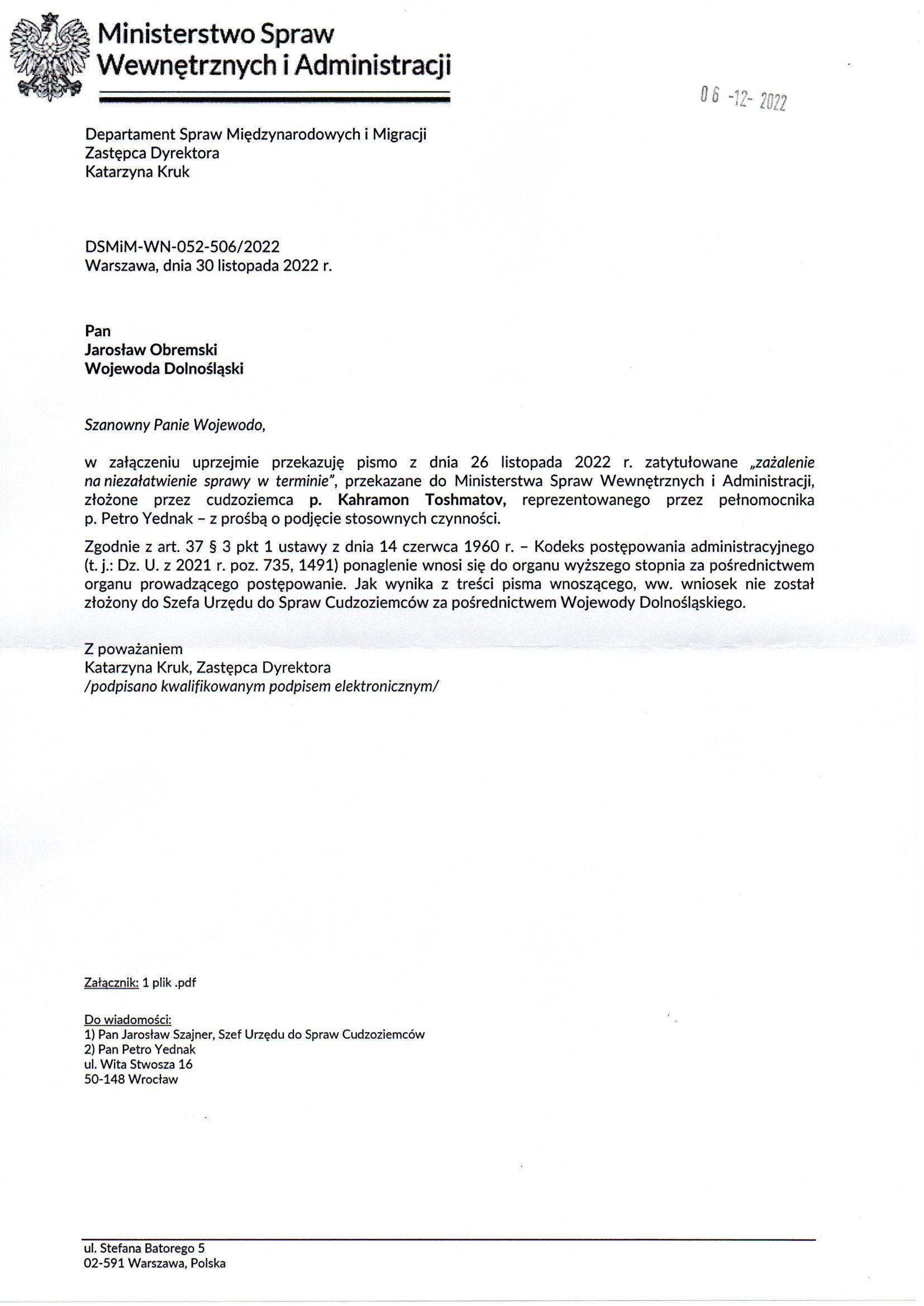 Departament Analiz i Polityki Migracyjnej