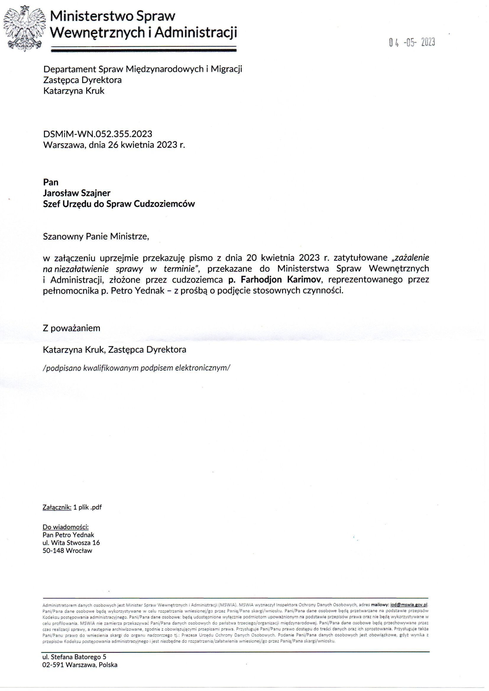 Departament Analiz i Polityki Migracyjnej