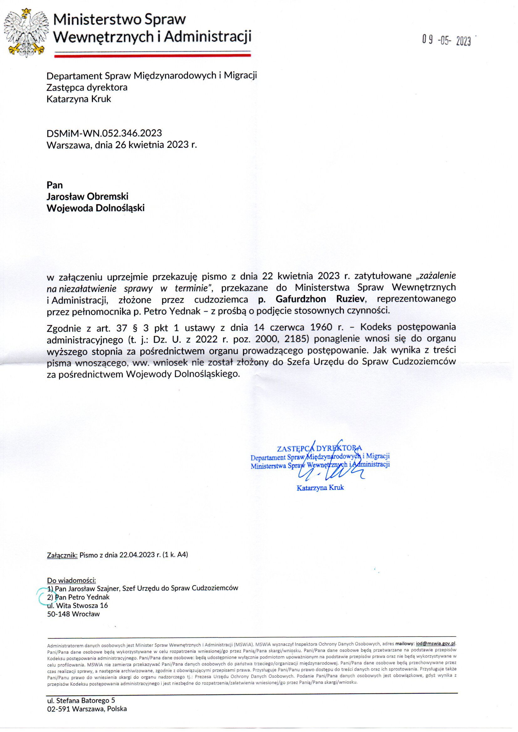 Departament Analiz i Polityki Migracyjnej