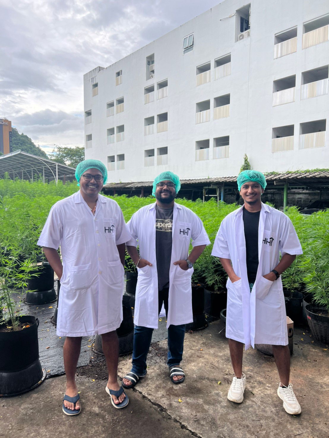 farm visit from Indian tourists
