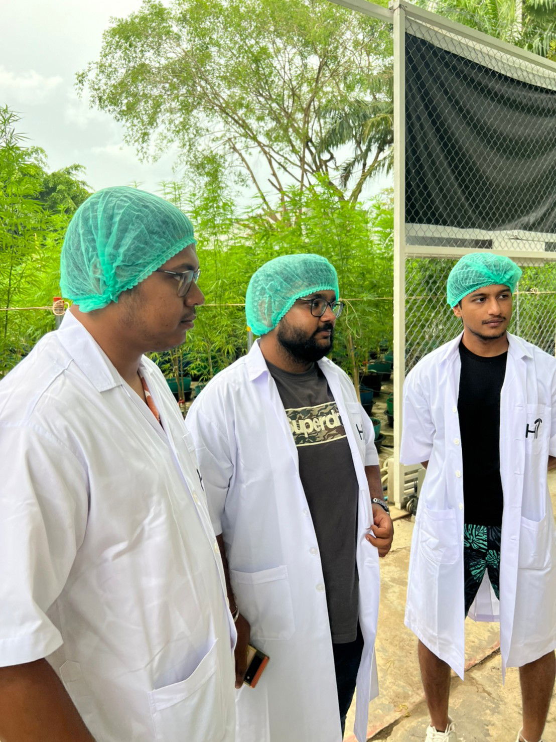 farm visit from Indian tourists