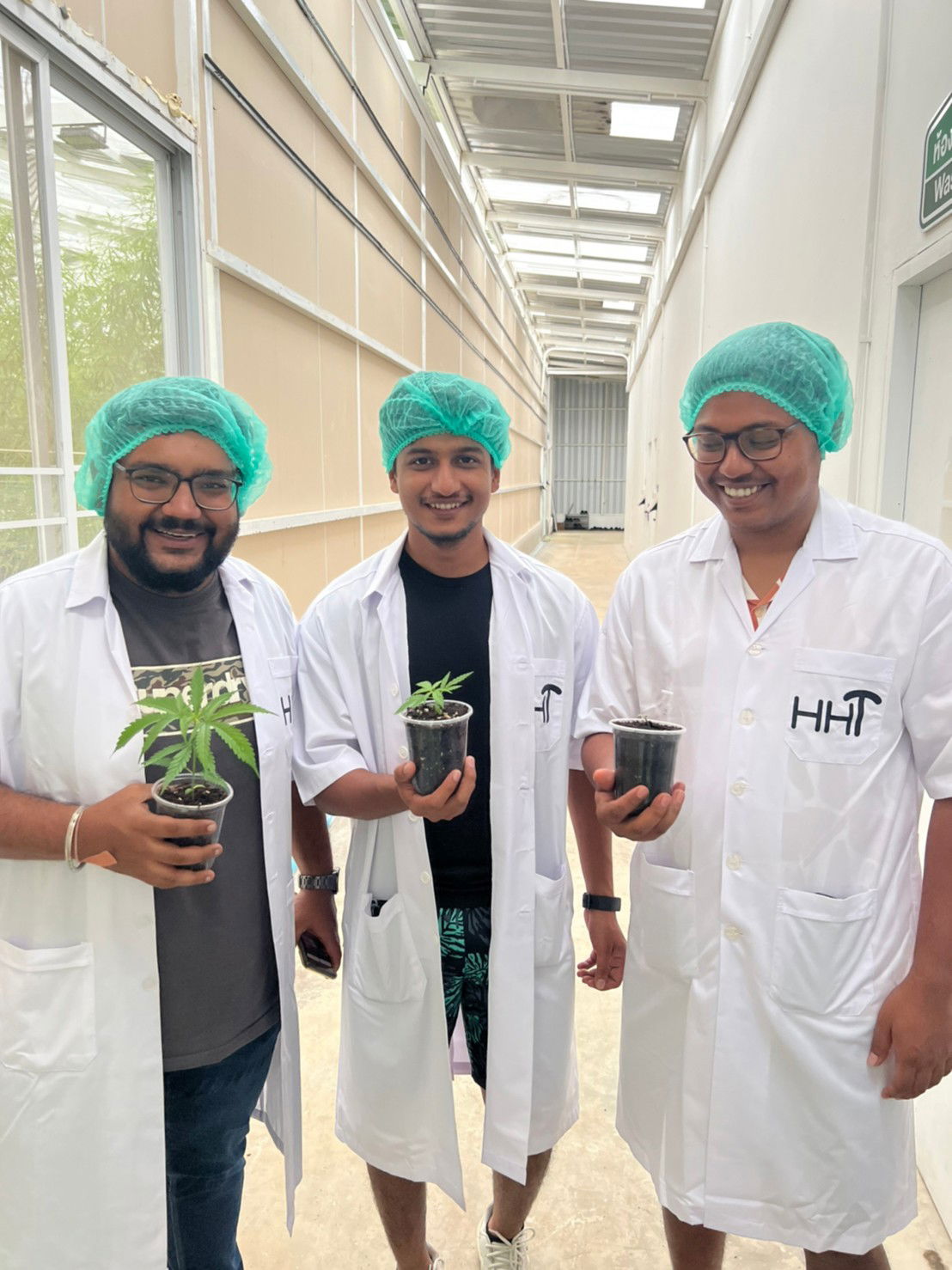 farm visit from Indian tourists