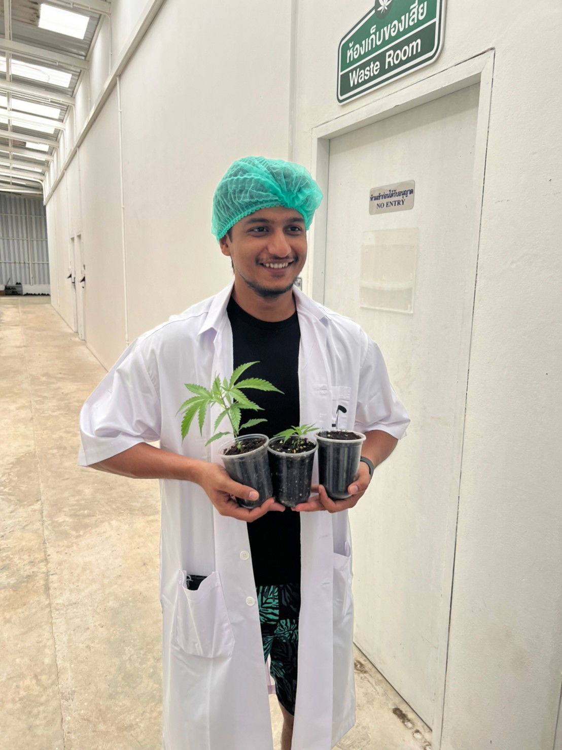 farm visit from Indian tourists