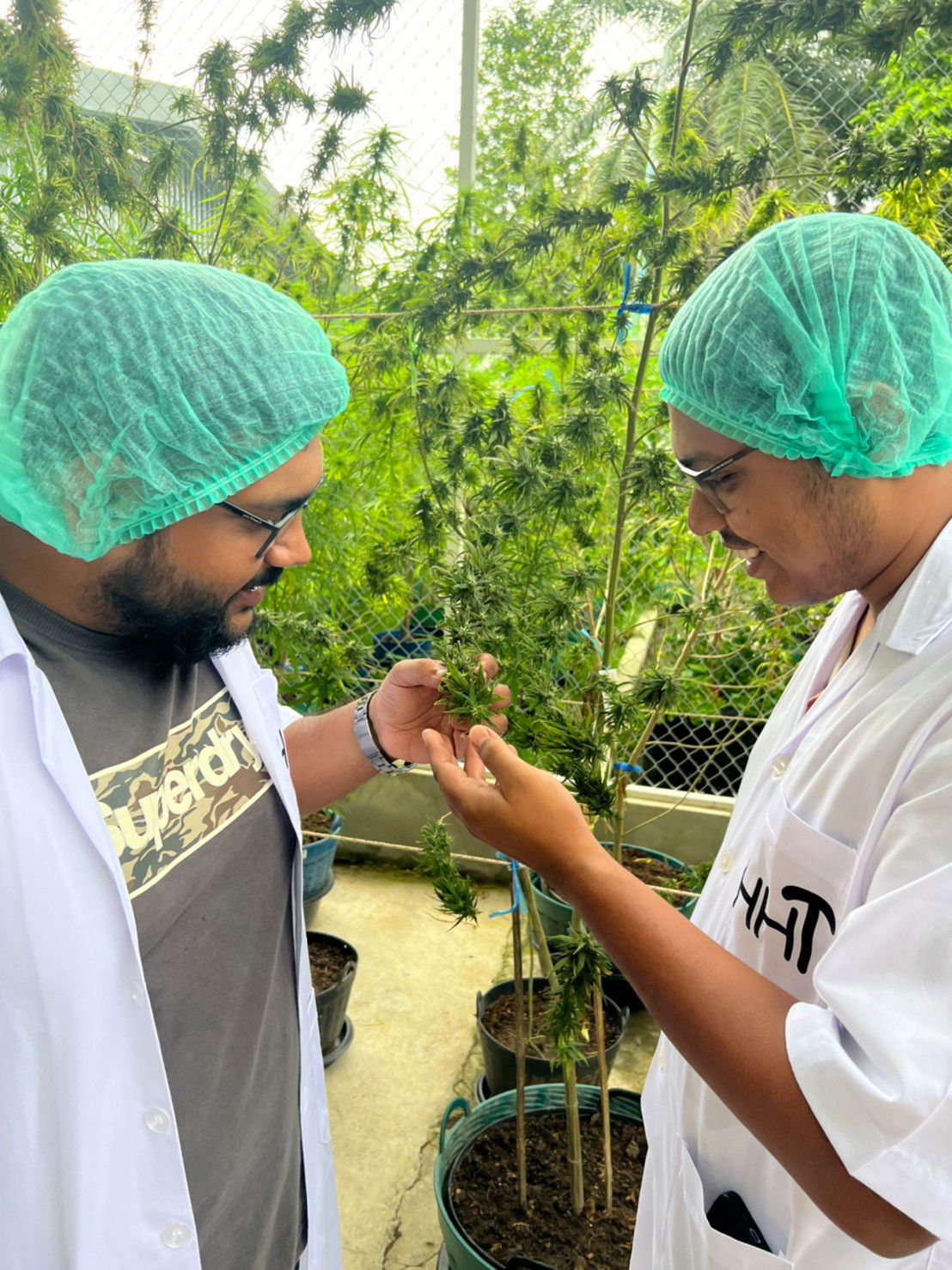 farm visit from Indian tourists