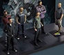 Миниатюрные фигурки музыкантов Linkin Park, напечатанные с помощью 3D-принтера ProJet CJP 660Pro