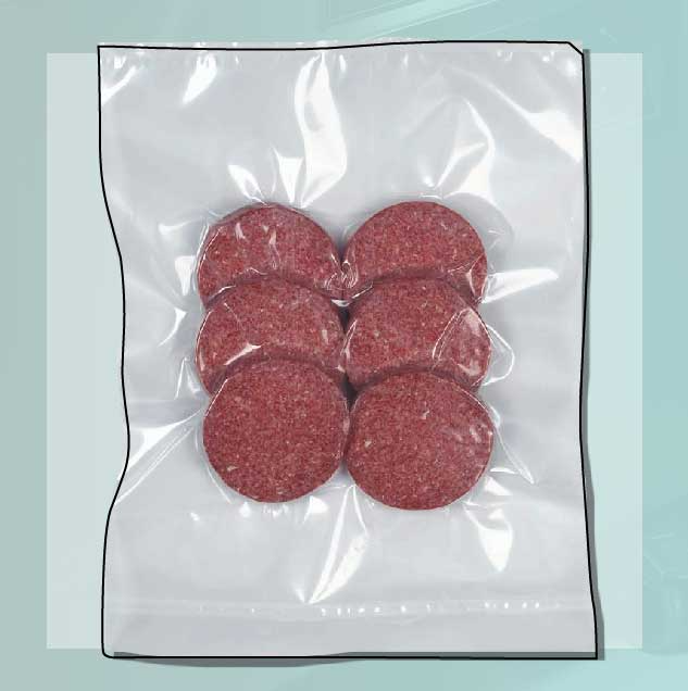 Вакуумный пакет для упаковки колбасных нарезок