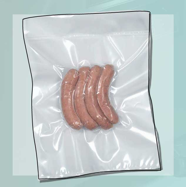 Вакуумные пакеты для упаковки сосисок и колбас