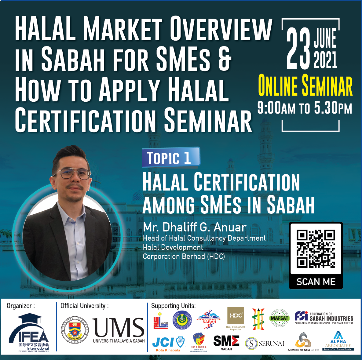 2nd Halal Market Overview and Opportunities Online Seminar 第二屆线上清真研讨会（23rd June 2021）